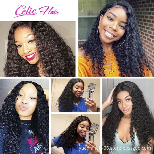 Natural Wholesale Brazilian 100% Human Swiss HD Transparent 13x4 5X5 Lace Glueless Raw Virgin Remy Hair Wigs for Black Women
